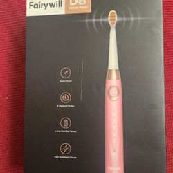 New Sealed Box Beautiful Pink Sonic Electric Toothbrush.