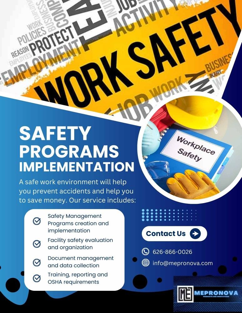FREE Initial Consultation-Safety Training And EHS implementation