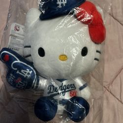 LA Dodgers Hello Kitty Plushie 