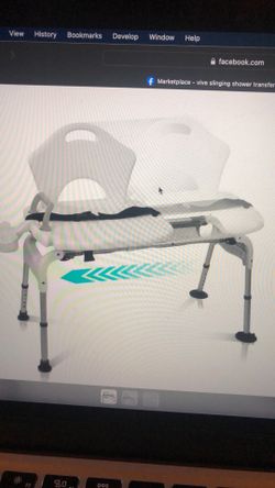 Vibe slinging shower transfer bench