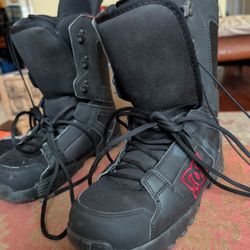 DC Men’s Snowboard Boots Size 12 Black Red
