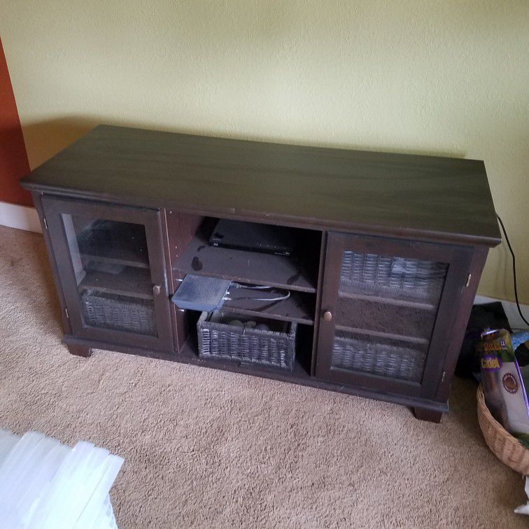 Tv Stand And Cupboard