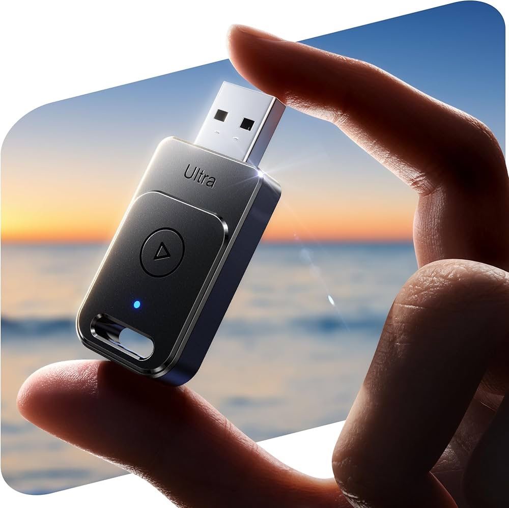 for Apple Carplay Wireless Adapter, 3X Fast Stable Connection, Bluetooth 5.3 & WiFi 6, 2025 Mini Carplay Dongle Support Map Music Seamless for iPhone