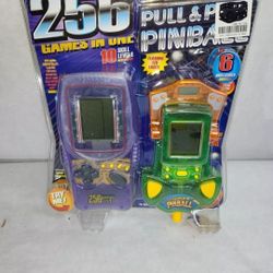Vintage Pocket Arcade Electronic Game plus Pinball  256