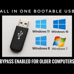 Bootable USB With All Windows Editions 