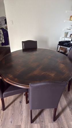 Wood table