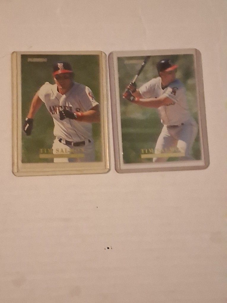 2 1994 Fleer Tim Salmon Baseball Cards