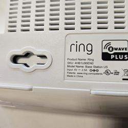 Ring Zwave Plus Base Station And Sesors