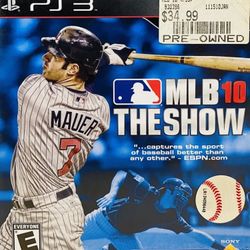 MLB 10: The Show (Sony PlayStation 3, 2010) - PS3 Tested Authentic Complete