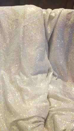 Sequin iridescent color very nice 8 yard 48 dollar