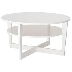 Ikea Vejmon White Coffee Table