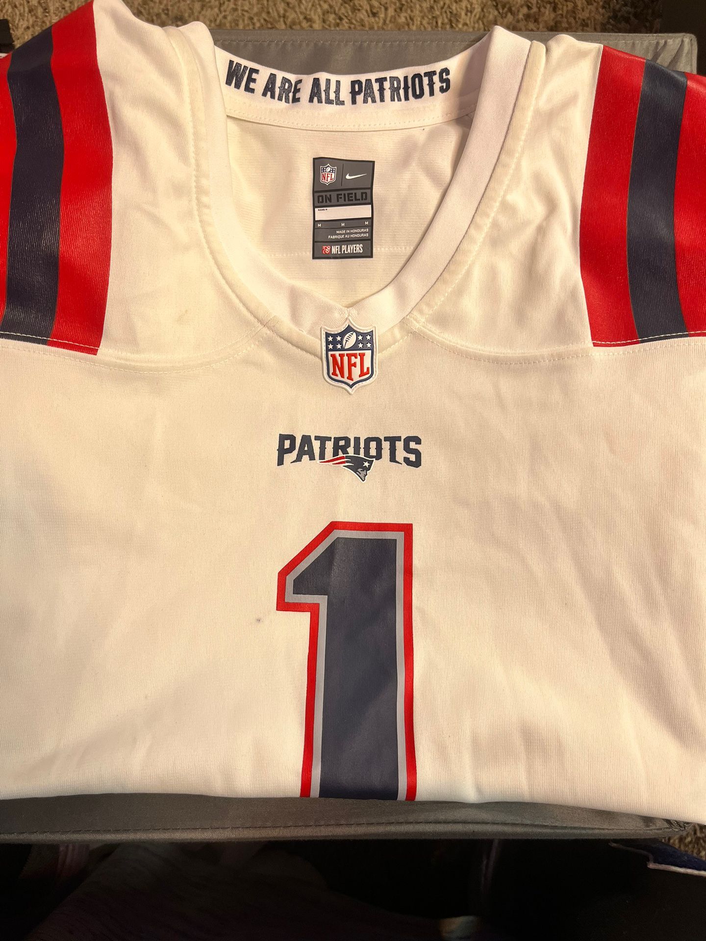 Brand New Patriots Jersey 