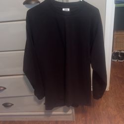 Pro Club, Long Sleeve Tee, Black, Large 