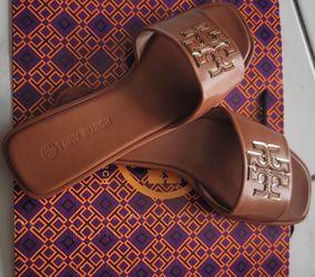 Tory Burch Women's Brown Leather Sandals