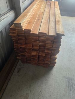 3.5"x6' cedar boards