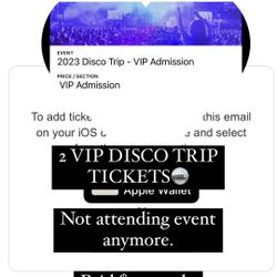 Disco Trip ! 2 VIP Passes available 🪩 
