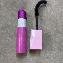 Large Lipstick And Large Mascara Brush