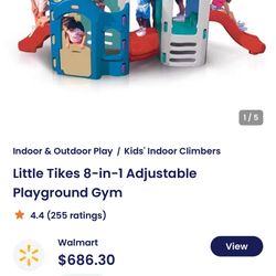 Little Tikes 8-in-1 Adjustable Playground Gym