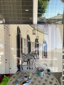 Zebra Painting