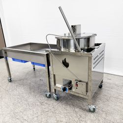 Commercial kettle corn gourmet popcorn machine CKC90

