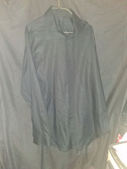 Large button front long sleeve Calvin klein
