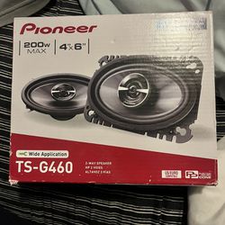 Pioneer TS-G460 4”x6” 2 way speakers brand new never used