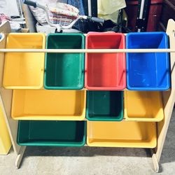 Kids Shelve Bin Organizer 