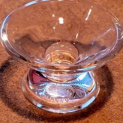 
Vintage Iittala Kartio Kaj Franck Clear Glass Candle Holder