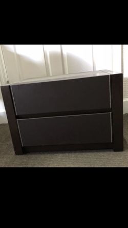 Night table dark brown