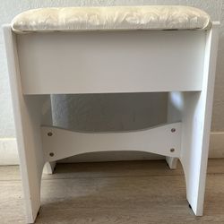 Wooden Vanity Stool