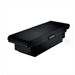 Husky 61.86 in. Matte Black Aluminum Low Profile Mid-Size Crossbed Truck Tool Box