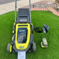 Ryobi 20” Electric Push Lawnmower 40V 