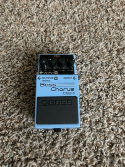 Boss Bass Chorus Effects Pedal