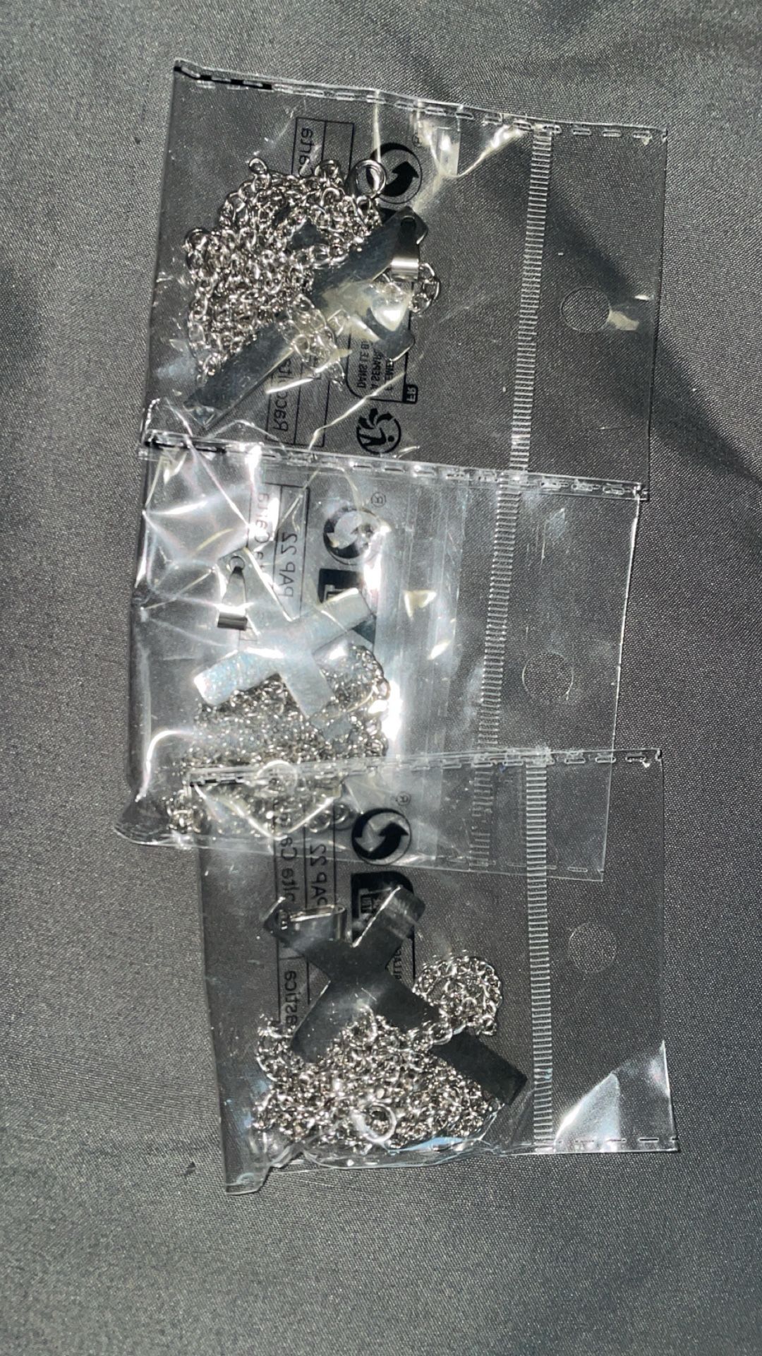 Silver Cross Chain