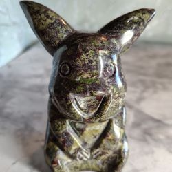 Dragon Bloodstone Pikachu Carving