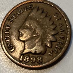 1898 INDIAN HEAD WHEAT PENNY
