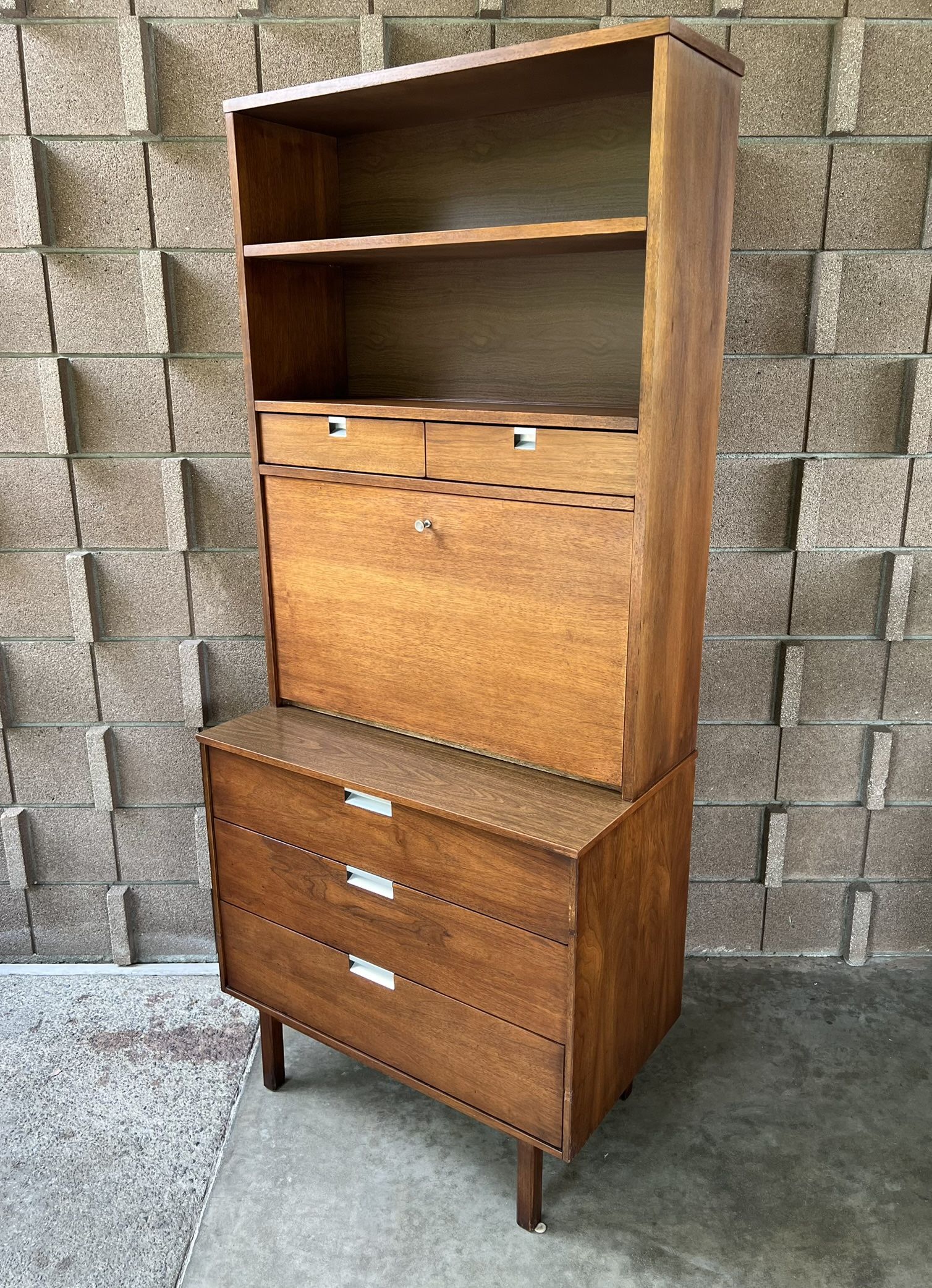 Mid Century Modern Cabinet / Desk/ Hutch