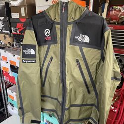 Supreme X North Face Summit Series Olive Jacket