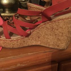 B.o.c. Wedges Coral /red