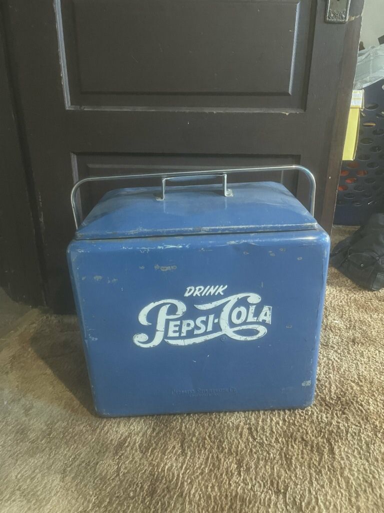 SALE Antique Pepsi Cola Cooler