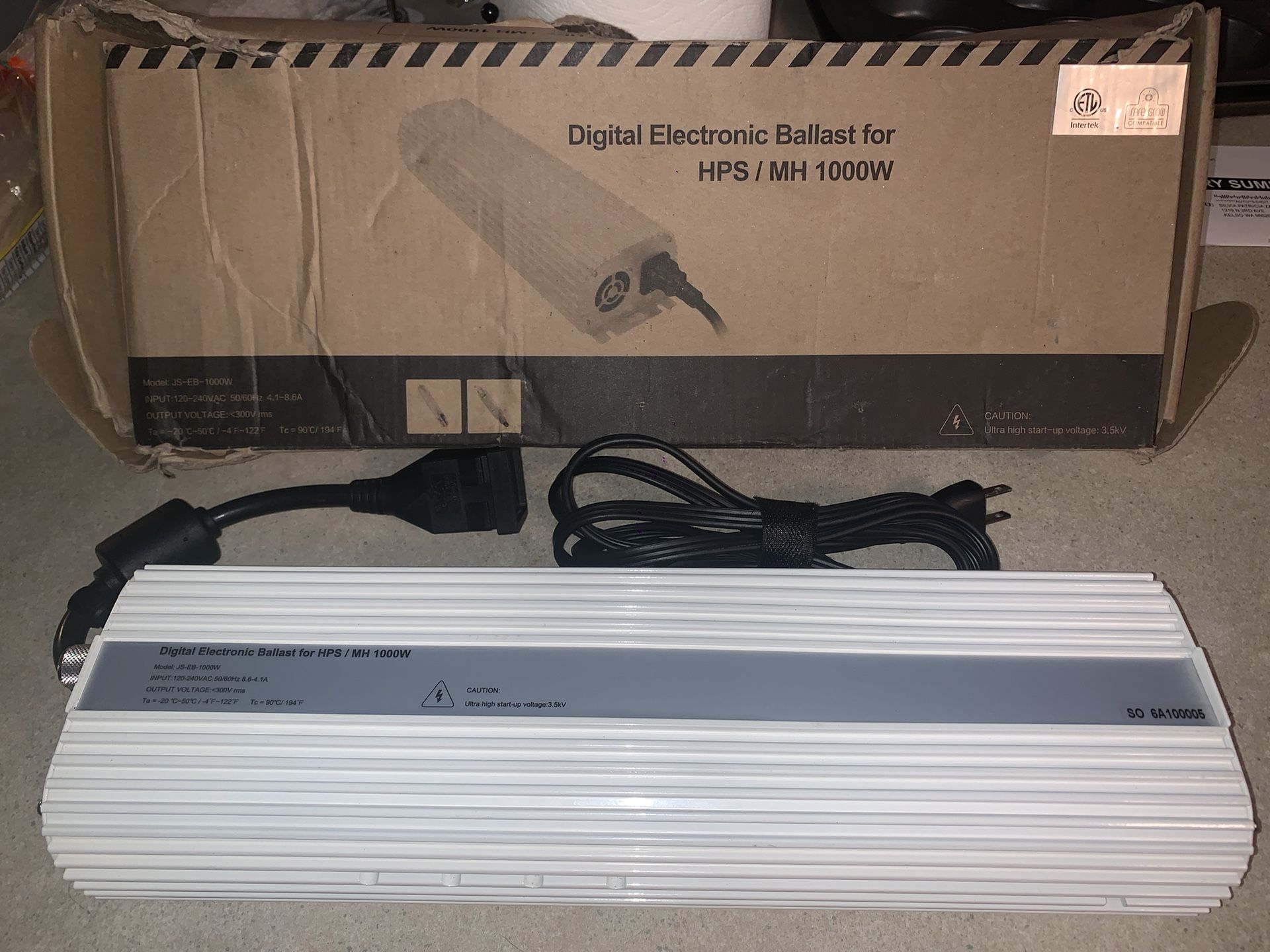 1000 Watt Digital Ballast