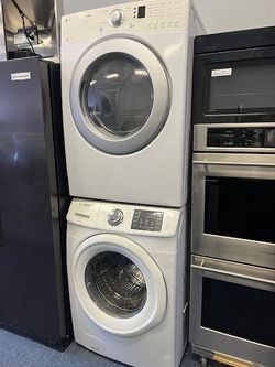 FRONT LOAD WASHER AND DREYR SET STACKABLE // WE DELIVER 