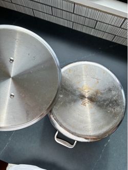 All Clad Stainless Steel 8 Qt Pot and Lid