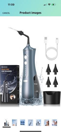 Electric Ear Cleaner with DIY Water Pressure