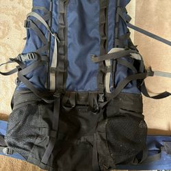 Set Of Hiking Gear, Including Internal Frame Backpack