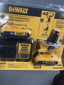 DeWalt 20v Adapter Kit 18v