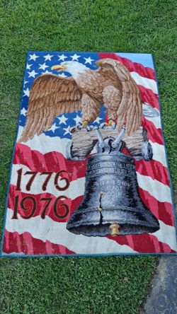 1776–1976 Bicentennial Patriotic Area Rug
