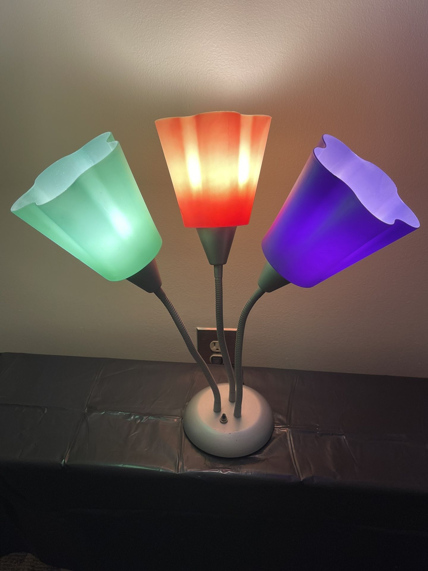 Three-Light TABLE LAMP - posted price is firm.
