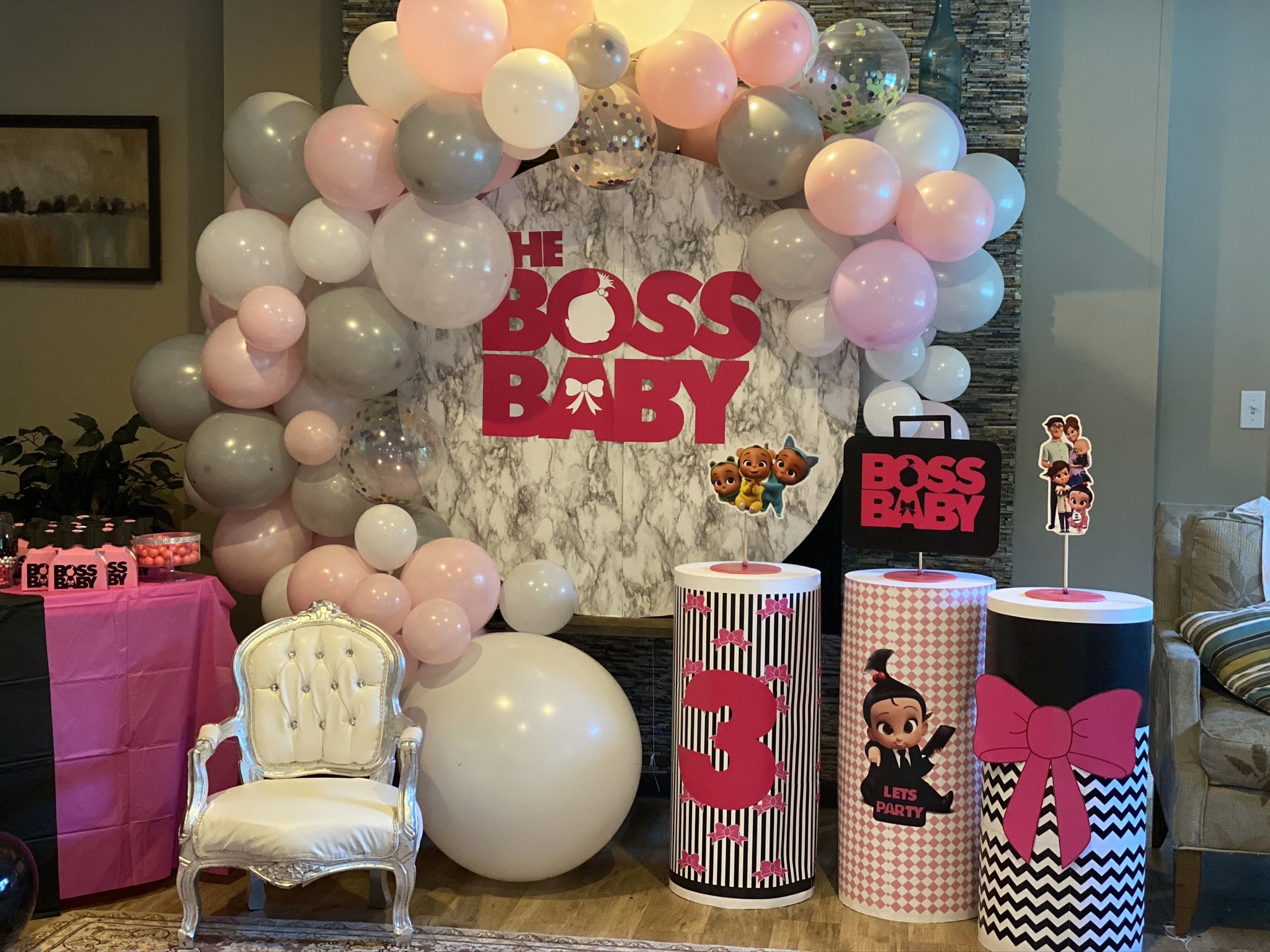 Round Party Backdrop Any Theme And Design