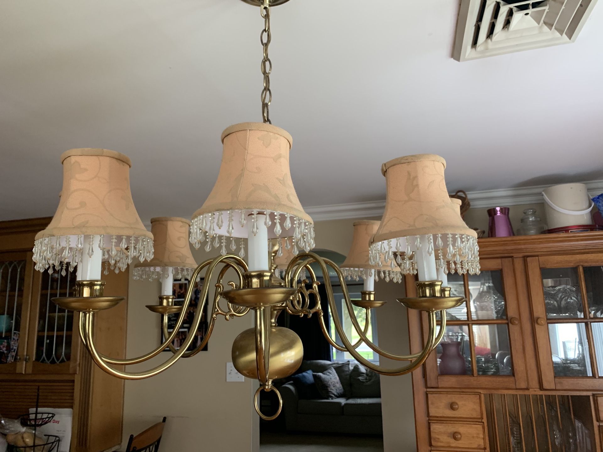 Chandelier & 2 Wall Sconces